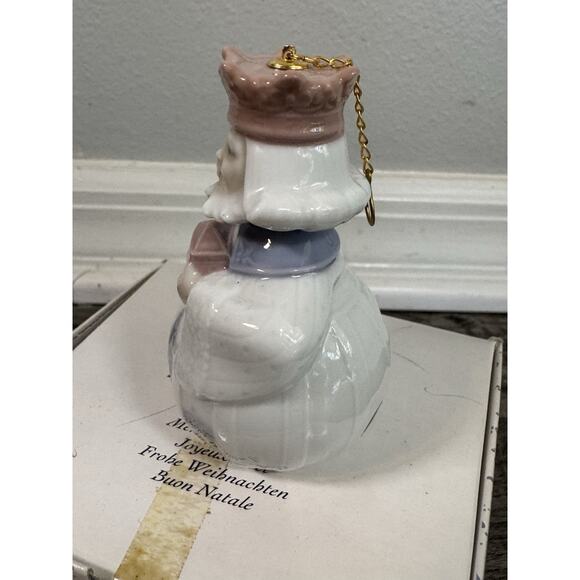 LLADRO Porcelain KING MELCHIOR #6341 In Original Box Christmas Ornament 1998 - Picture 5 of 11